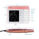 New Multifunctional Microblading Tattoo Pen Machine Kit Eyebrow Lip Eyeliner Permanent Makeup Beauty Device Tattoo Control Kit