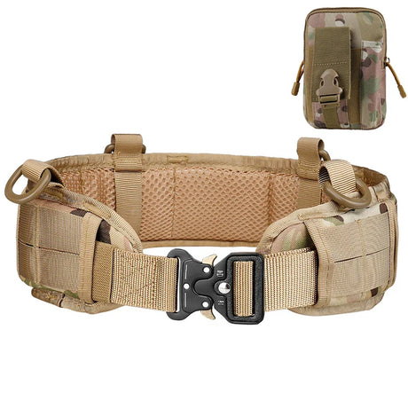 Men's Waist Belt Set Military Outdoor Hunting Tactical Multi-functional Combat Survival High Quality Marine Corps Style