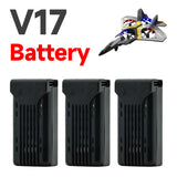 V17 Drone Battery Rechargeable Lipo Battery for V17 RC Glider Spare Parts Batteries Original Foam Plane Accessories