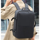 Classic Travel Backpack Men Business Backpack School Expandable Large Capacity Laptop Waterproof Fashion USB Bag