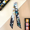 100% Silk Heavy silk Scarf Small fragrance style Long thin narrow tie bag Ribbon decorative streamers neck tie headband gift