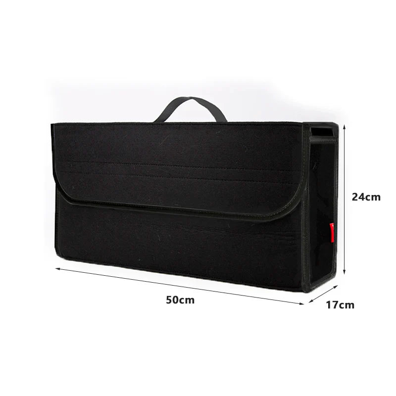 KAWOSEN Portable Foldable Car Trunk Organizer Cloth  Auto Interior Stowing Tidying Container Bags Storage Box  CTOB04