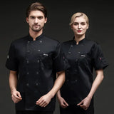 Breathable Mesh Chef Uniform Long-sleeved for Men and Women Ideal for Hotel Restaurant Canteen Kitchen