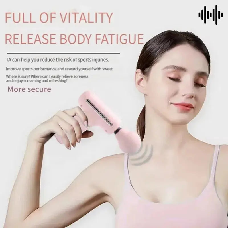 Mini Intelligent Fascia Gun Deep Muscle Relaxation Professional Grade Massager Cervical Relaxation Instrument