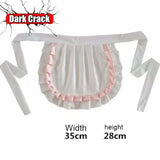 Women’s Y2k Gothic Harajuku Punk Lolita Girls Versatile White Cotton Skirt Sleeveless JK Dress Princess Cosplay Little Apron