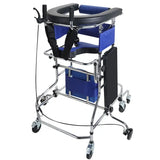 Elderly Walking Assist Stand Hemiplegia Rehabilitation Walker Anti-Backward Rollover Lower Limb Training Mobility Aids Support