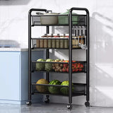 Food Truck Partitions Trolley Storage Utility Grocery Basket Rolling Trolley Candy Fruit Basket Archivadores Restaurant Furiture