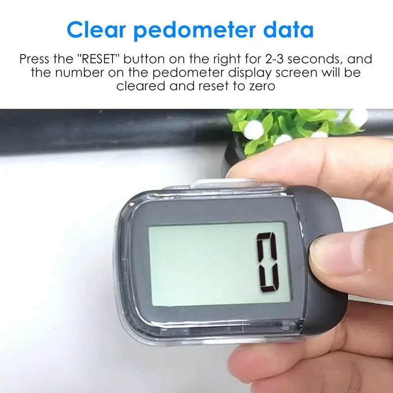 Accurate Step Counter Accurate Step Counter With Clip Step Trackers 3D Pedometer With Simple Large Digital Display For Adults