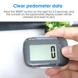 Accurate Step Counter Accurate Step Counter With Clip Step Trackers 3D Pedometer With Simple Large Digital Display For Adults