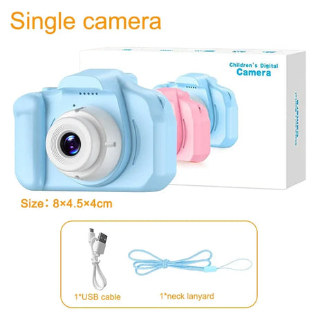 Children's Camera 2 Inch Dual Camera 1080P HD Screen Kids Digital Camera Outdoor Photography Video Mini Educational Toys