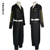 Anime Tokyo Revengers Cosplay Costume Sano Manjiro Mikey Ken Ryuguji Keisuke Baji Cosplay Tokyo Manji Gang Uniform Jacket Coat