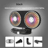 Car Fan New Dual-head USB Electric Fan Multi-function Car Air Outlet Dashboard Mini Fan Car Electrical Appliances Car Electronic