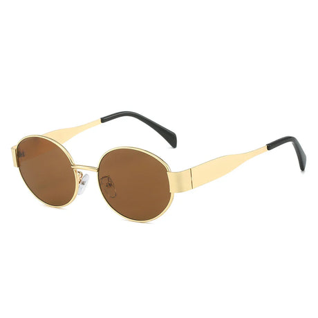 Small Vintage Brand Designer Women's Sunglasses for Men High Quality Punk Metal Frame Sun Glasses Female Lentes De Sol Mujer