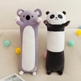 65~120cm Kawaii Koala Panda Long Plush Doll Stuffed Squishy Animals Sleeping Leg Pillow Release Pressure Kids Christmas Gift