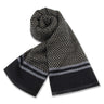 New Luxury Cashmere Wool Men Scarves,Warm Winter Man Scarf Charcoal Grey Wool Scarves Comfort Dual Color Fashion Casual Wear