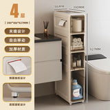 Multi-layer Bathroom Storage Cabinet Refrigerator Seam Organizer Drawers Multi-layer Floor Ultra-narrow Toilet Shelves