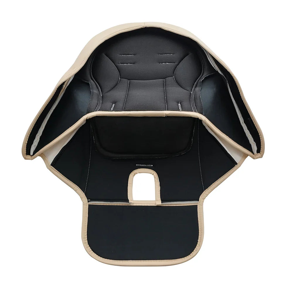 Seat Cushion For Peg perego Siesta Zero 3 Aag Prima Pappa High Chair Baby Stroller PU Leather Safety Belt Shoulder Crotch PAD