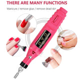 HALAIMAN Nail Art Tools Manicure Equipment Set Electric Nail Drill Machine Uv Led Lamp Professional Material Nail Accessories