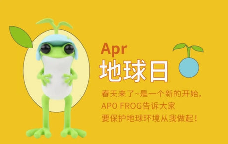 TwelveDot Apo Frogs 12 Months Figurine Xinghui Creations Festival Fantasy Figures Mystery Bag Vinyl Art Toys Collection Decor