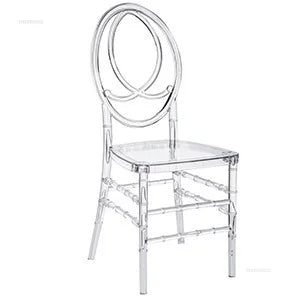 Home Transparent Dining Chair Hotel Crystal Chair Commercial Furniture Outdoor Wedding Chair Banquet Lounge Chairs For Events