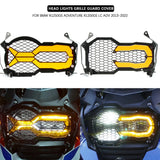 For BMW R1250GS Adventure R1200GS LC ADV Edition R 1250 GS Flipable Headlight Protector Head Lights Grille Guard Cover 2013-2022