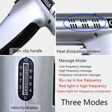 800N Chiropractic Adjusting Equipment Gun LED Indicator Impulse Adjusting Gun 4 Spinal Massage Head Electric Gun Body Massager