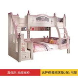 Solid wood bunk beds Two height adjustable beds Double beds upper and lower bunk beds for adults and children Small unit combina