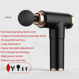 10head Lcd High Frequency Fascia Gun Massager With Portable Bag Therapy Gun For Fitness Massage Gun Muscle Relax Body Relaxation