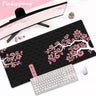 Pink Cherry Blossoms Mousepad Home Computer Table Large Pc Mouse Pad Art Sakura Keyboard Mause Rug Desk Mat Office Accessories