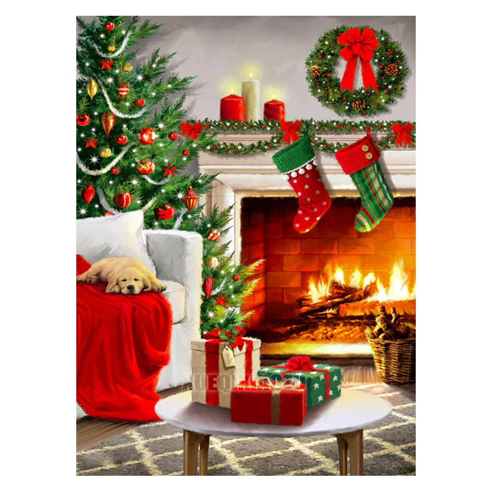 Diamond Painting Christmas Snowman Cross Stitch New Arrival 5D DIY Diamond Embroidery Mosaic Cartoon Craft Holiday Decorations