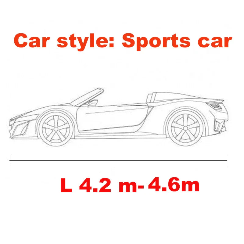 1 Pcs Universal Beauty Styling Stretch Car Cover Sunscreen Dustproof Protection Fit for Toyota VW Mazda BMW Audi Benz Hyundai