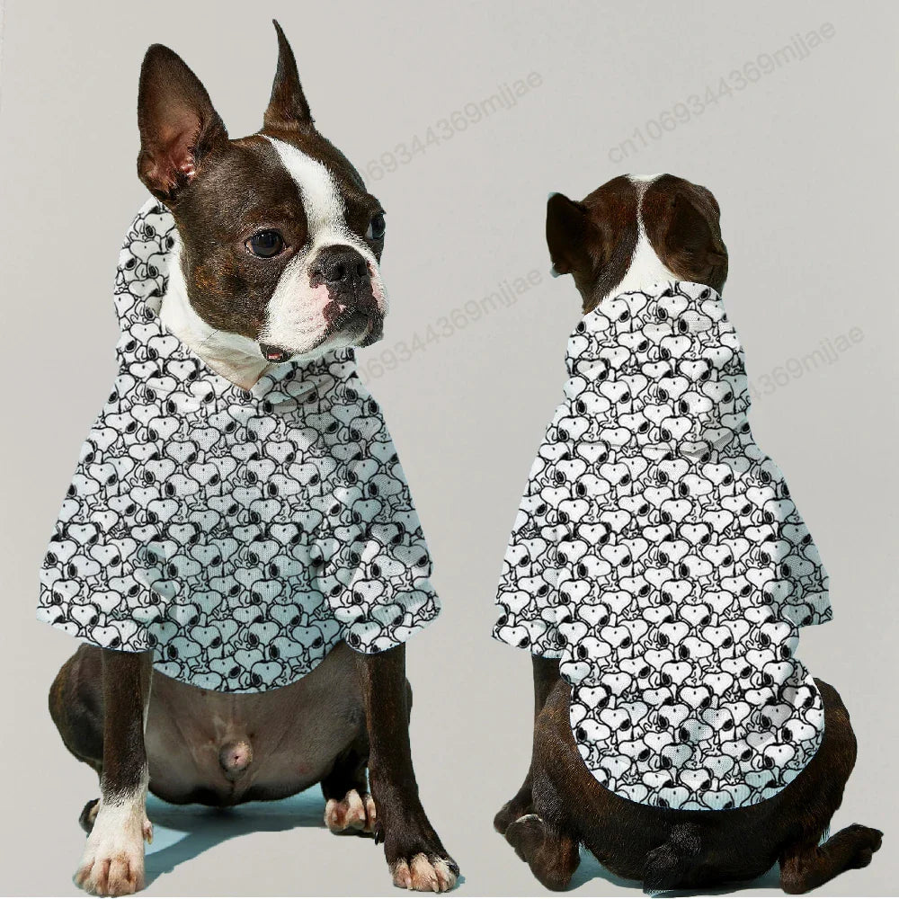 Disney  Hooded Sweater French Bull Dog Clothes for Small Dogs Apparel Pet Clothing Apparels Pug Dogs' Clothing 2023 Costume Suit