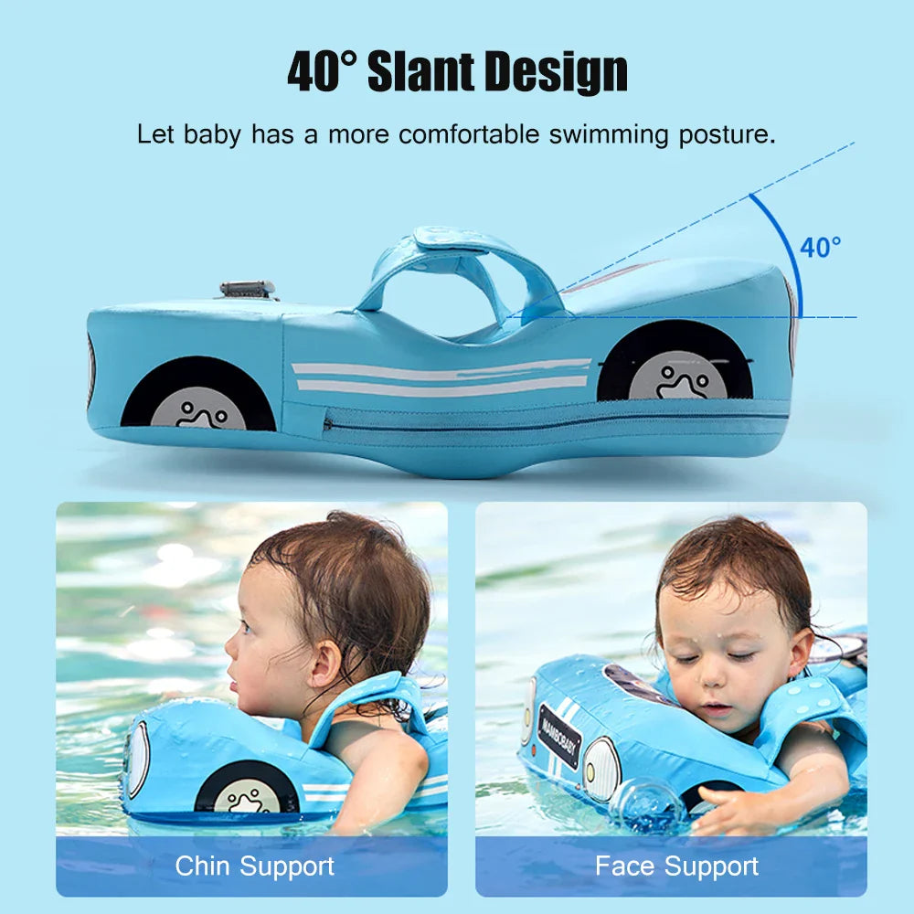 Mambobaby Baby Swim Float Non-inflatable Baby Swimming Float Soft Waterproof Skin-friendly Swim Trainer Float for 8-36 Months