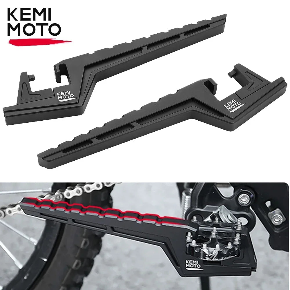 Passenger Foot Peg Extensions For Surron For Segway X160 X260 Motocross Bike Dirt Bike Off-Road Accessories Extended Bracket CNC