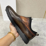 Luxury designer, a high-quality upgraded version of fast track low top sneakers, men leather shoes