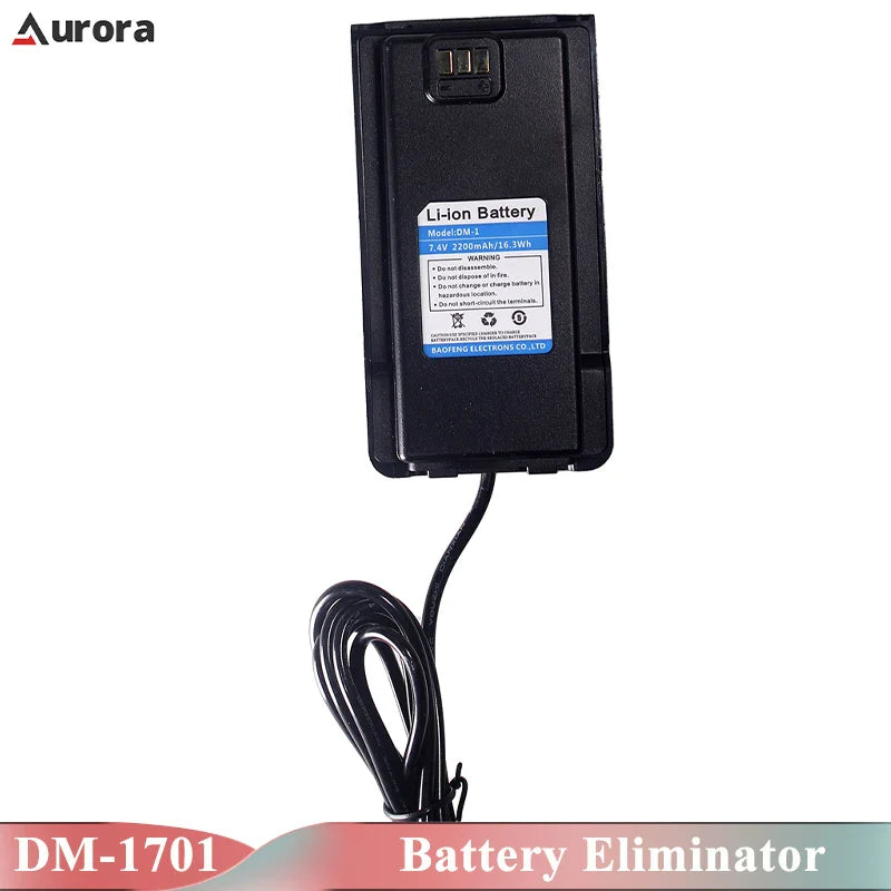 Baofeng DM-1701 Battery Elimilator Car Charger For DMR Digital Walkie Talkie DM1701 Two Way Radio Accessories Designed for 1701