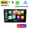 7"/9"/10" Android 11 Car Radio Androidauto Carplay 2 Din GPS Car Audio Automotive Multimedia Player car intelligent systems