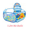 120cm Baby Play Tent Ball Pool Toys Portable Folding Play House Indoor Outdoor Toys for Kids Infant Toddler Birthday Xmas Gift