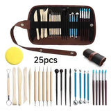 Pottery Clay Sculpting Tools Kit 8-61 Pcs/Set, Ceramic Wax Clays Carving Tools for Art Craft Pottery Sculpting Modeling Tool Set