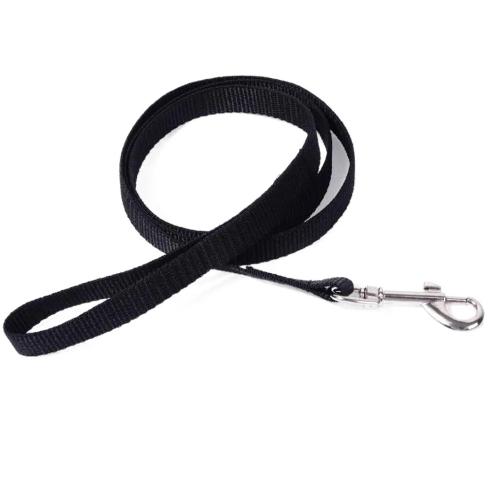 300PC 6Colors 110cm*1.5cm Nylon Pet Dog Leash Harness Dog Collar Walking Training Leash Cats Dog Harness Collar Leash Strap Belt