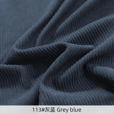 50x150cm Solid Color Rib Corduroy Fabric For Pants Apparel Overcoat Jackets Suspender Skirt Home Textile 8 Stripes Thickening