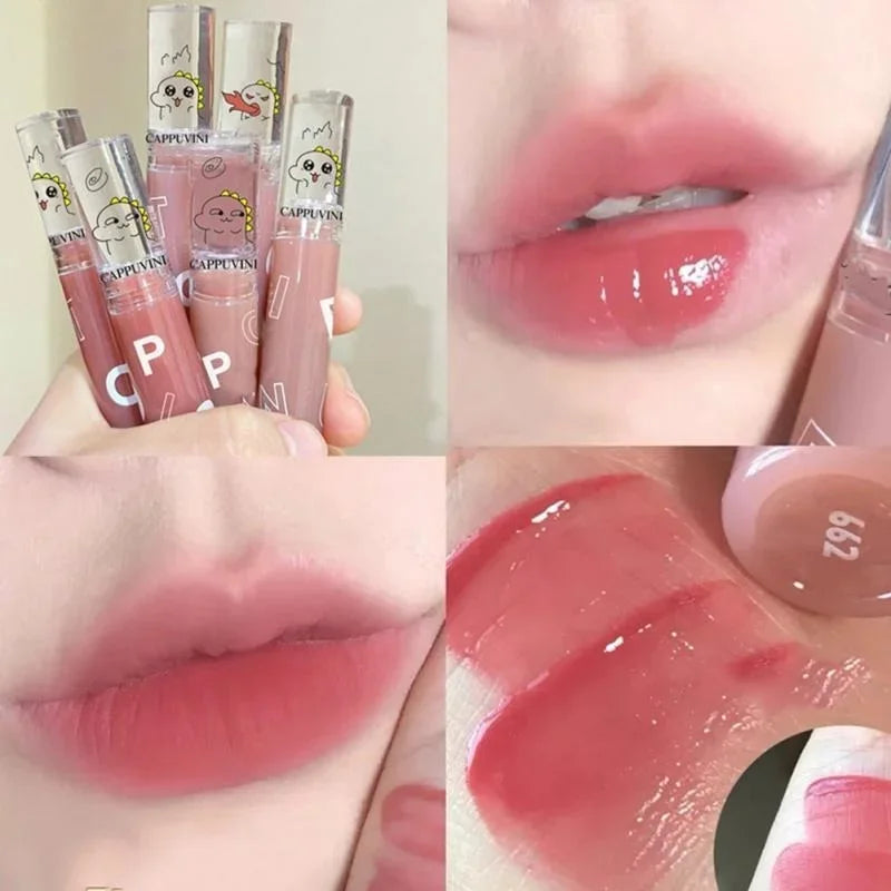 6 Colors Sexy Matte Lipsticks Waterproof Lip Gloss Long Lasting Non-Stick Cup Cheap Liquid Lipstick Korean Makeup Cosmetics