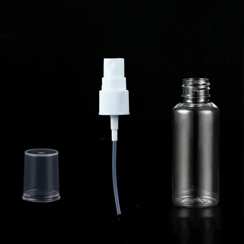 20Pcs Spray Bottle 10/20/30/50/60/80/100/120/ml Plastic Refillable Bottles Mist Perfume Atomizer eMakeup Travel Accessories