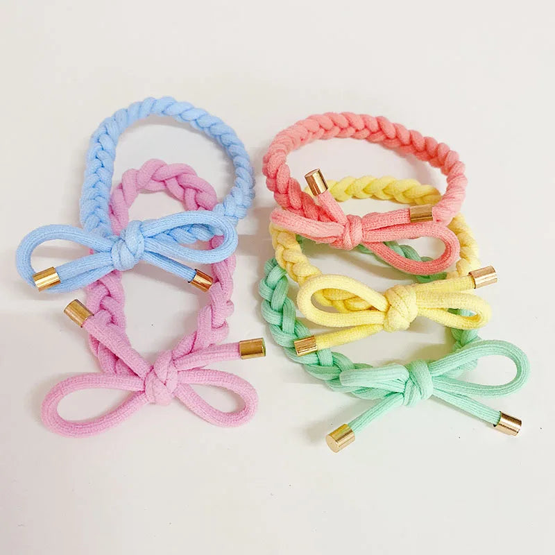 5PCS Women Hair Scrunchies Girls  Elastic Hair Rubber Bands Children Hair Gum/Tie/Ponytail Hair Holders Scrunchy Accessories