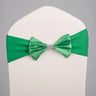 10pcs/50pcs Free Tie Wedding Satin Chair Sash Elastic Stretch Spandex Chair Bow Band For Banquet Hotel Birthday Party Decoration