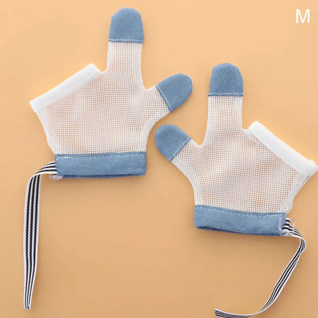 Newest Baby Prevent Bite Fingers Nails Glove Children Infant Anti Biting Eat Hand Protection Gloves For Toddle Kids Harmless Set