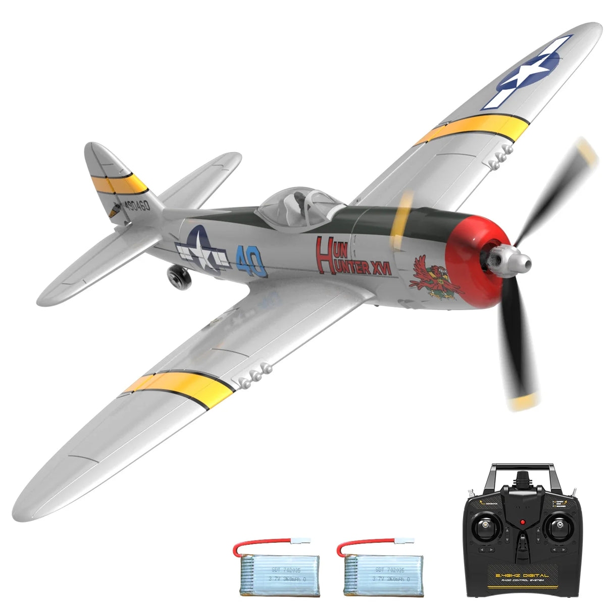 EPP 400mm P51D Mustang /F4U Corsair 4-Ch 2.4G 6-Axis RTF Airplane With Xpilot Stabilizer RC Plane