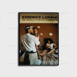 Kendrick Lamar Good Kid Maad City Hip Hop Music Album Cover Poster Prints Wall Art Painting Picture Photo Gift Room Home Decor