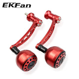 EKFAN CNC Alloy Alluminum Handle & Knob 83MM For SHI&DAI 1000-5000 Spinning Reel Handles Tackle Accessory