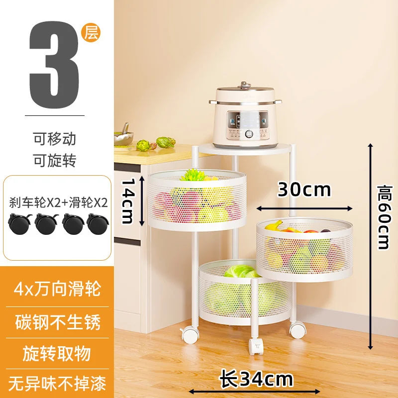 Kitchen Islands Trolley Storage Wheels Transport Utility Cart Trolley Cart Grocery Vegetables Carro Cocina Kitchen Furniture SQC